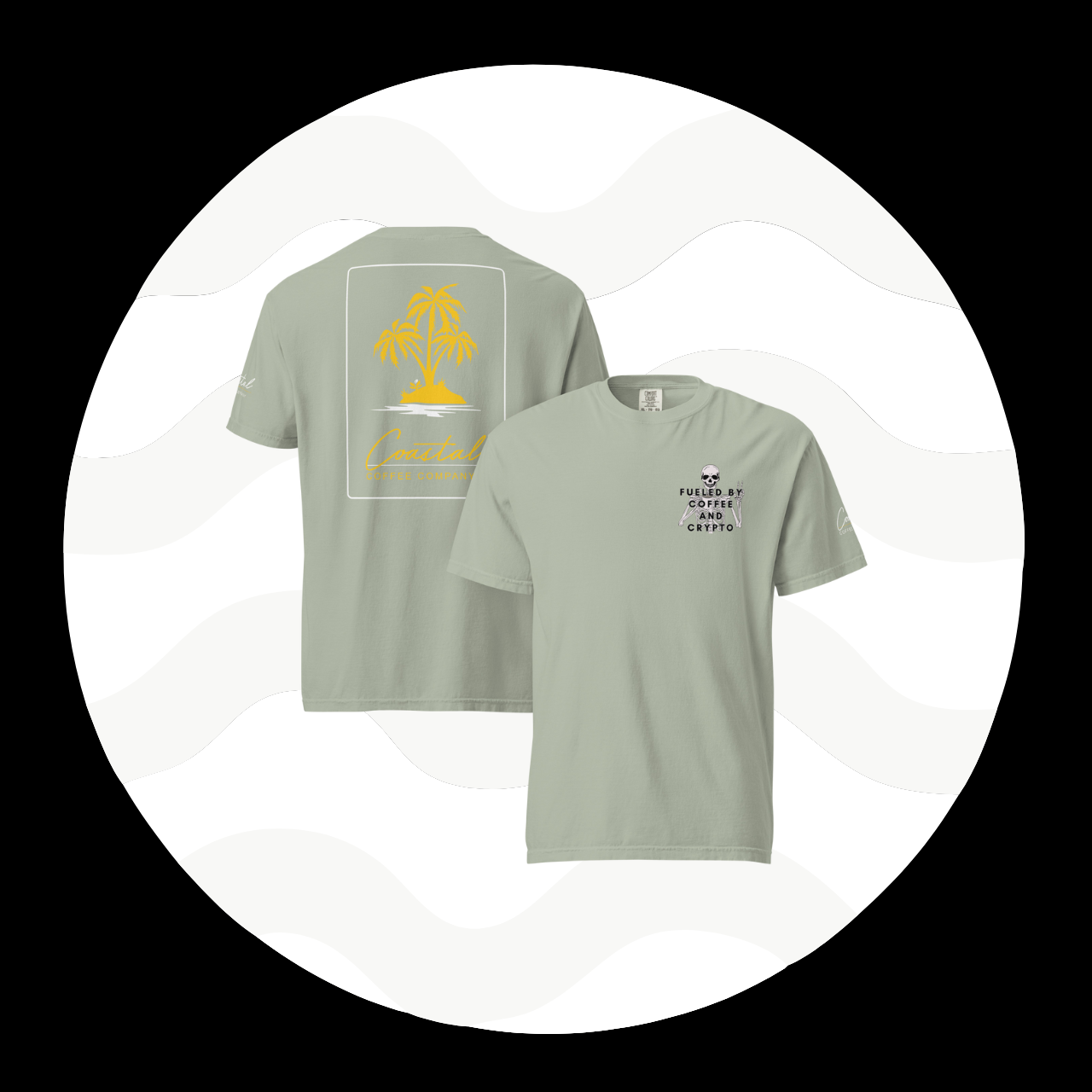 Fueled By Coffee and Crypto Comfort Colors