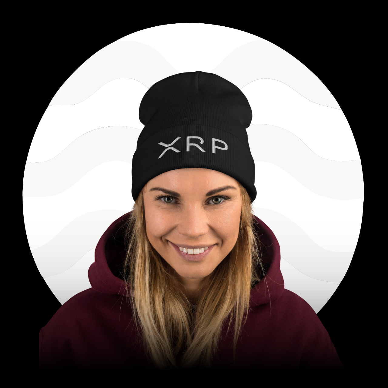 Embroidered XRP Beanie