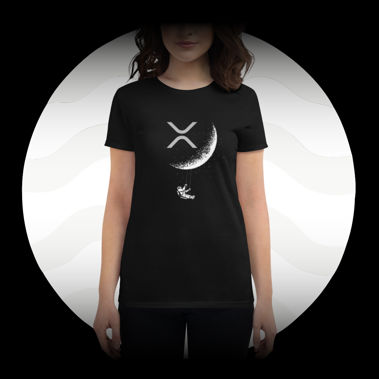 Women's Fitted X-Moon Boy t-shirt