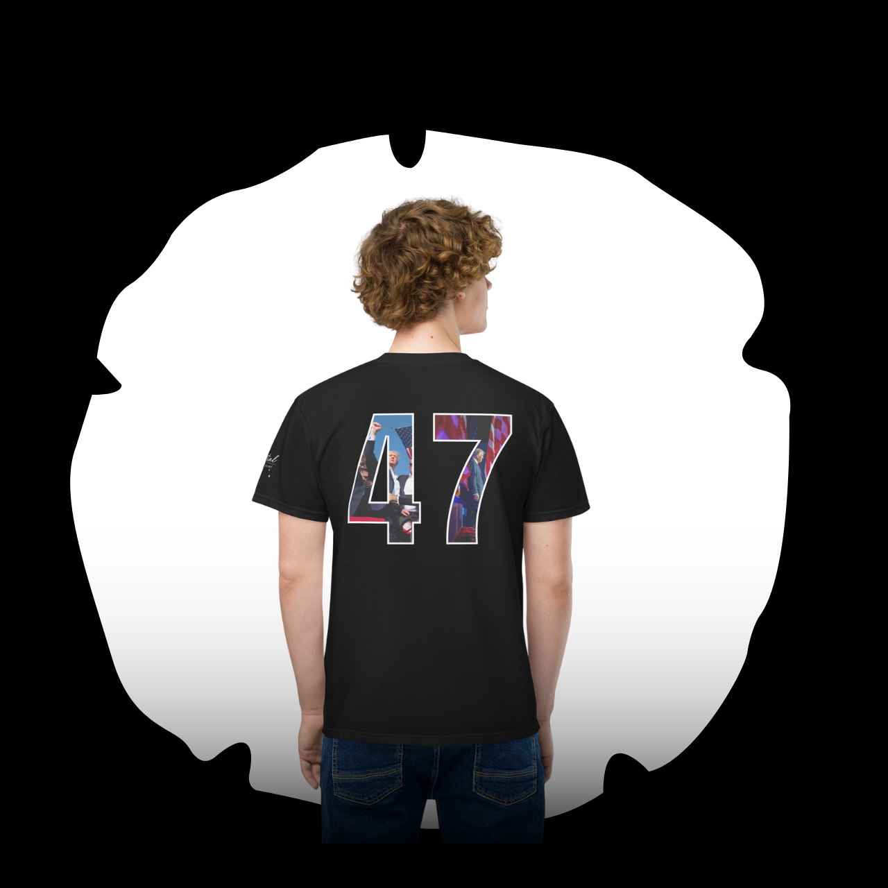 Unisex dyed pocket t-shirt