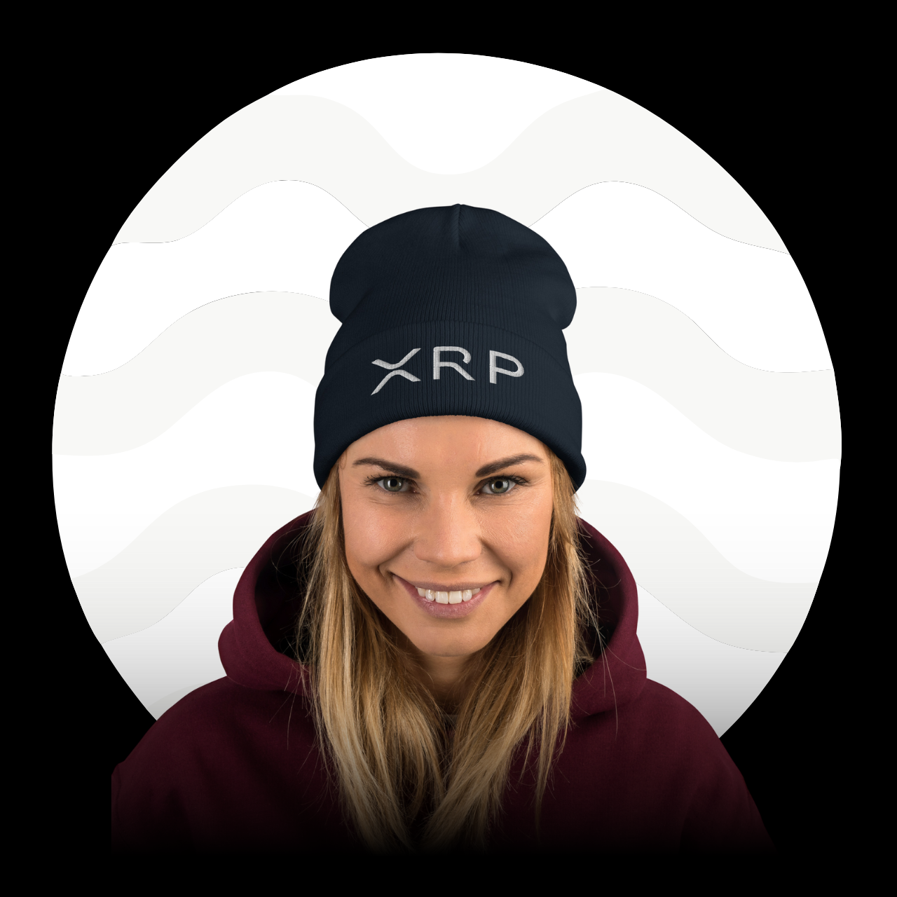 Embroidered XRP Beanie