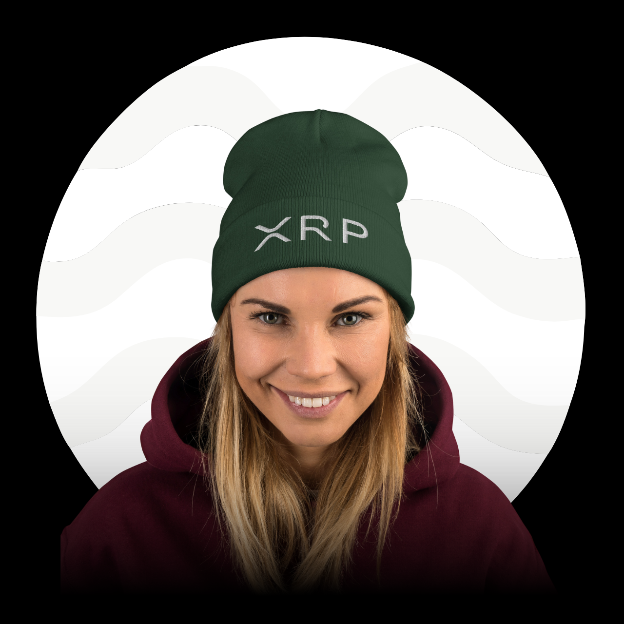 Embroidered XRP Beanie