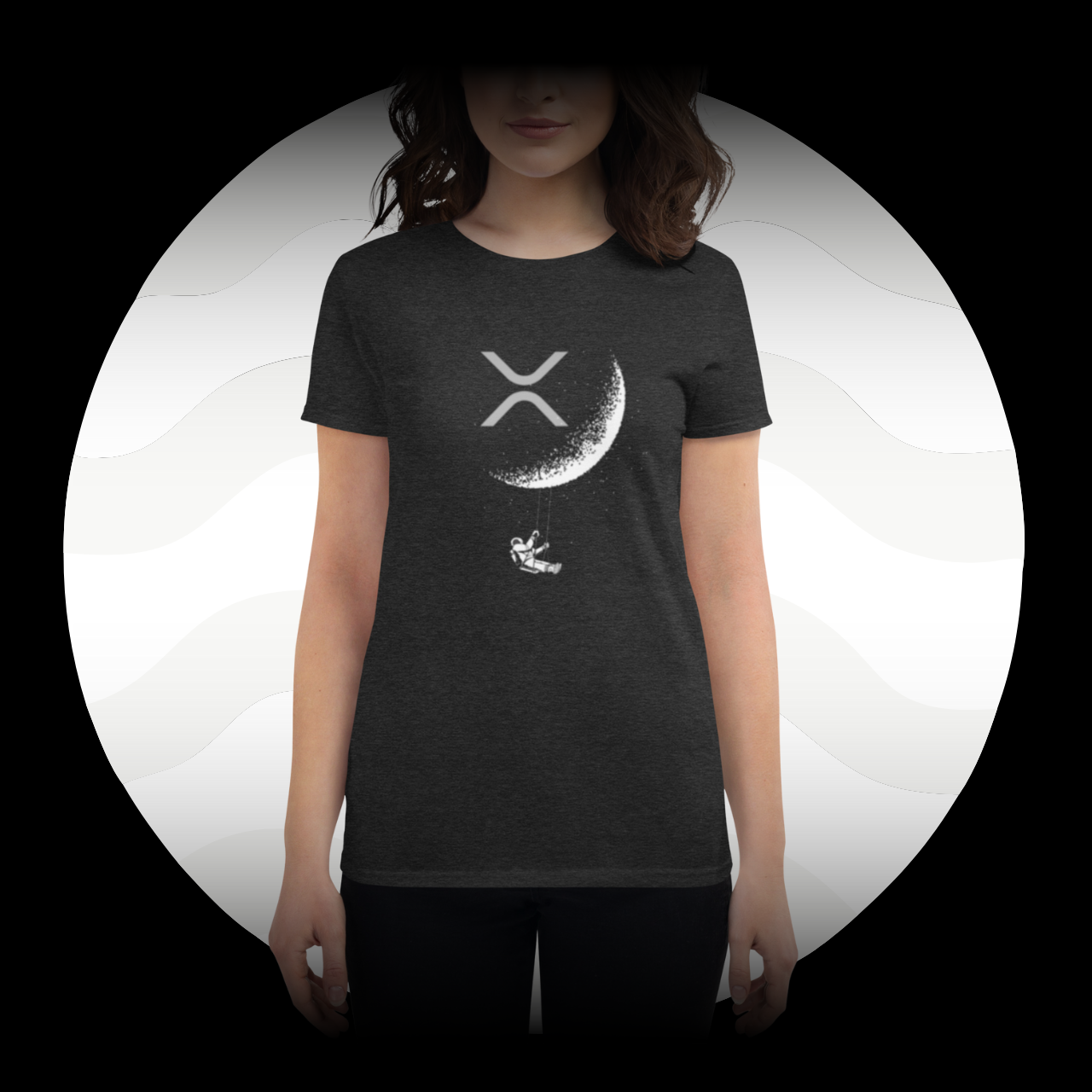 Women's Fitted X-Moon Boy t-shirt