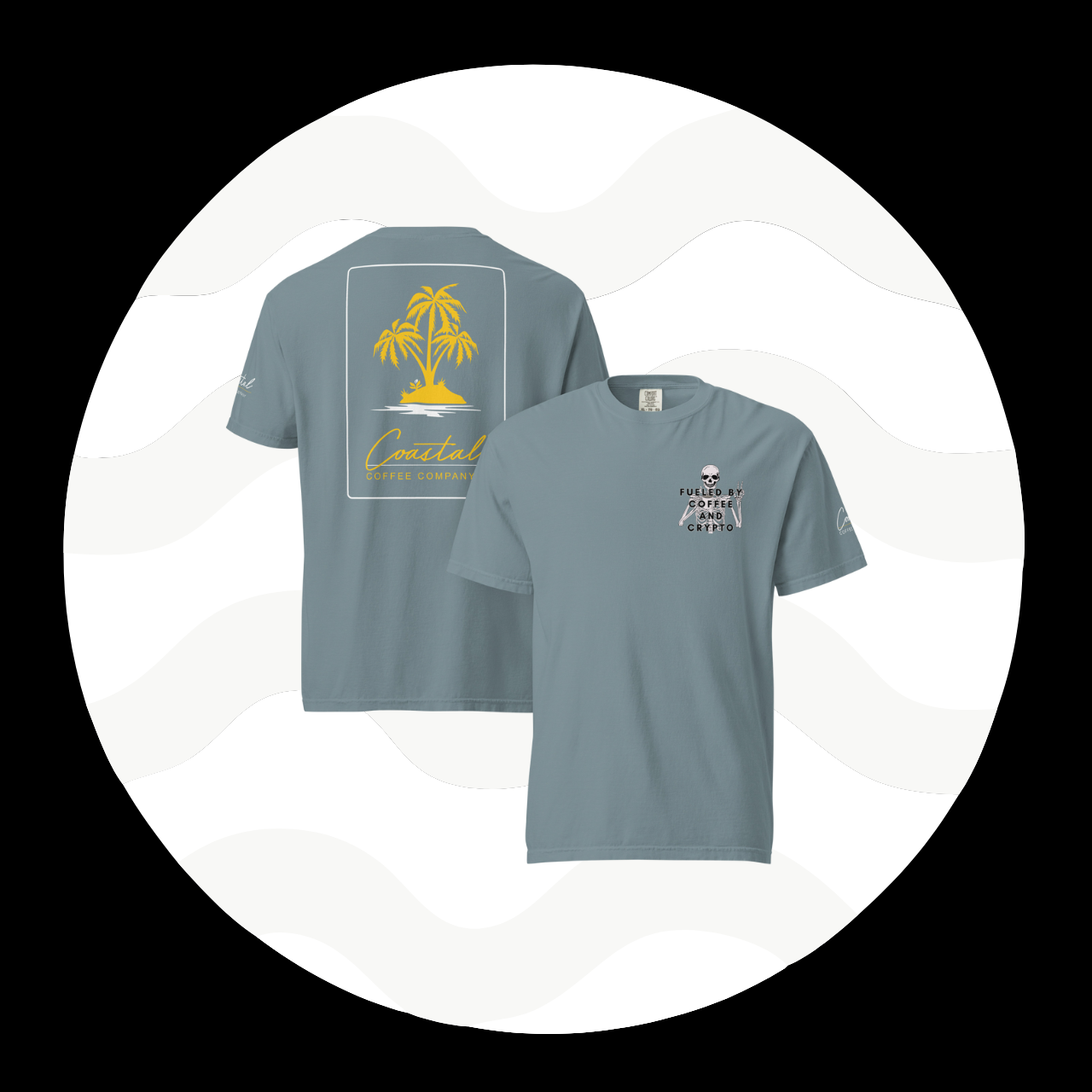 Fueled By Coffee and Crypto Comfort Colors