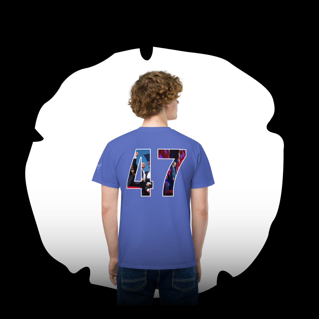 Unisex dyed pocket t-shirt