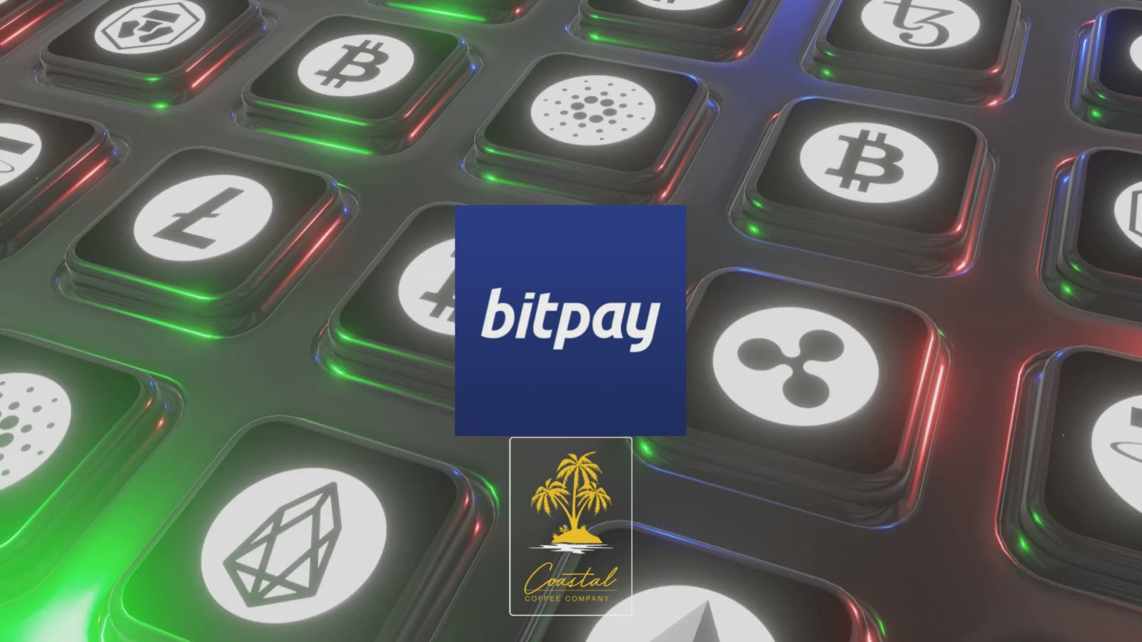 Load video: Crypto payments - The Coastal Coffee Company